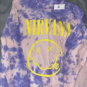 Long sleeve old navy Nirvana shirt